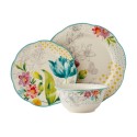 Woman Blooming Bouquet 12-Piece Dinnerware Set