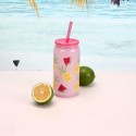 20-Ounce Color-Changing Acrylic Can Shape Tumbler, Assorted Fruit Print