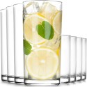 Clear Plastic Drinking Glasses Set of 8