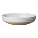 Stoneware Dinner Bowl, White Speckled