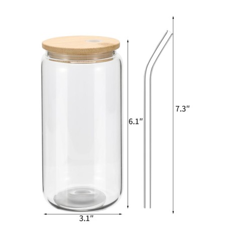 24 Pack Beer Glass Cups Shaped Drinking Glasses Cups 16oz 24 Pack Beer Glass C...