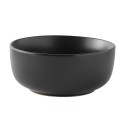 Matte Black Stoneware Bowl