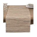 Shimmering Woven Nubby Texture Water Hyacinth Table Runner