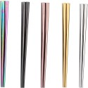 5 Pairs Stainless Steel Chopsticks Set