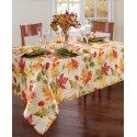 Autumn Leaves Fall Printed Tablecloth, 60