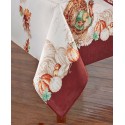 Holiday Bordered Fall Tablecloth, 60