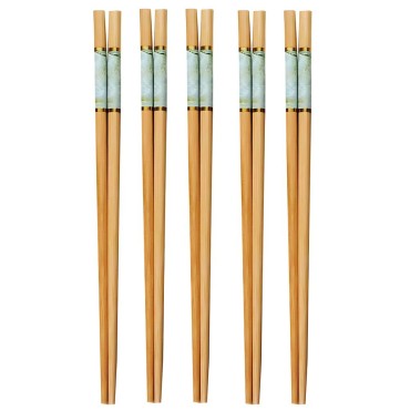 5 Pairs Bamboo Chops...