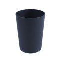 Dark Blue Round Plastic Tumbler, 18-Ounce