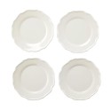 Ruffled Dinner Plates - Set of 4