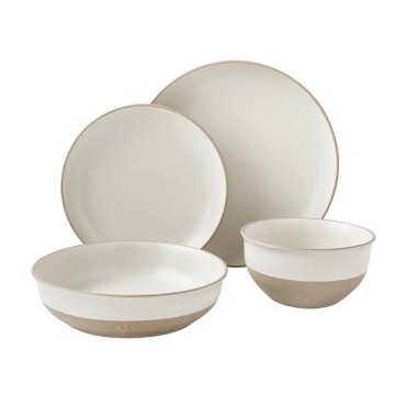 Cream 16-Piece Dinne...