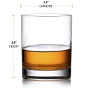 Unbreakable Plastic Whiskey Glasses, 12.5 oz