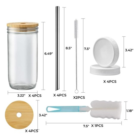 17oz Pedestal  Smoke...