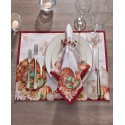 Holiday Bordered Fall Placemat, Set of 4