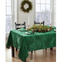 Jacquard Holiday Tablecloth - 52