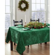 Jacquard Holiday Tablecloth - 52 Jacquard Holiday Tab...