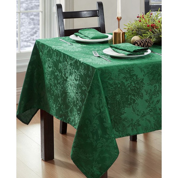 Jacquard Holiday Tablecloth - 52