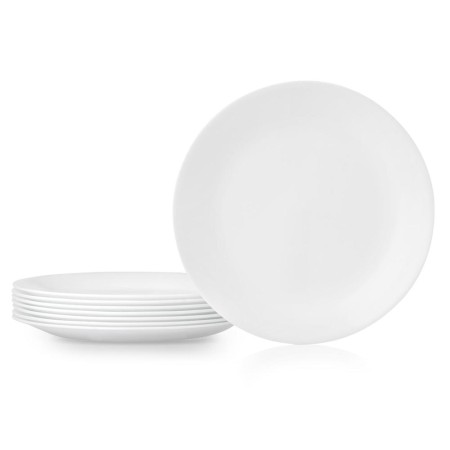 White, Round Dinner ...