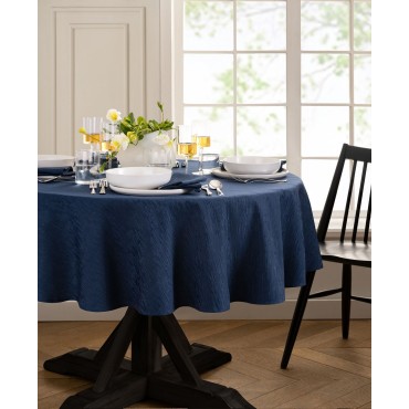 Solid Texture Water and Stain Resistant Tablecloth, 90 Solid Texture Water ...