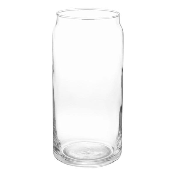 20-Ounce Clear Can Shaped Drinking Glass