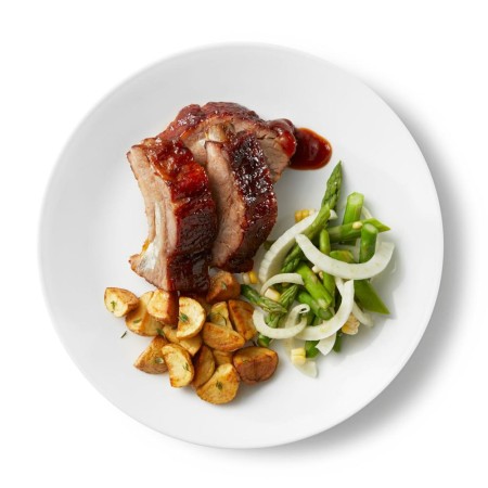 White Round Dinner P...