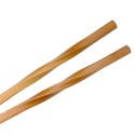 Premium Reusable Bamboo Chopsticks, Twisted 9-inch - 6 Pairs