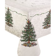 Christmas Tree Ivory/Green 60x102 Tablecloth Christmas Tree Ivory...