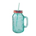 32-Fluid-Ounce Mason Jar Tumbler, Teal