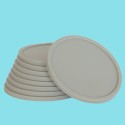 Silicone Coasters For Drinks Slide Resistant - Set of 8 (Gray)