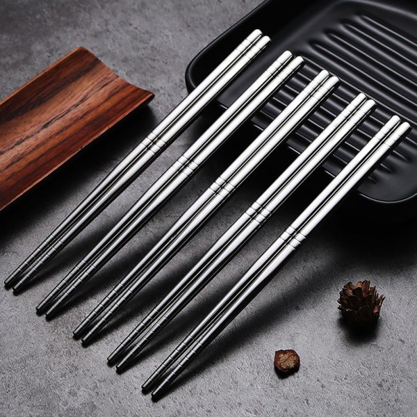 Reusable Chopsticks Dishwasher Safe Stainless Steel Chopsticks