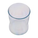 Clear Glass Fluted Tumbler Glass 14oz