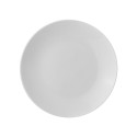 Glazed White Round Stoneware Salad Plate, 7.5