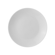 Glazed White Round Stoneware Salad Plate, 7.5 Glazed White Round S...