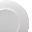 Glazed White Round Stoneware Salad Plate, 7.5