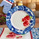 Floral 12-Piece Stoneware Dinnerware Set