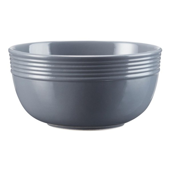 16-Piece Stoneware Gray Dinnerware Set