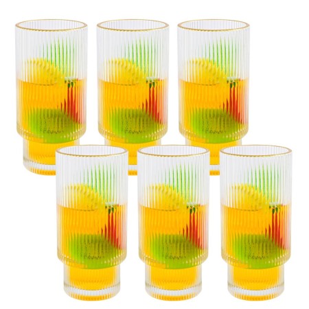 Glass Cups: Drinking...