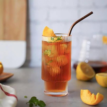 Glass Cups: Drinking...