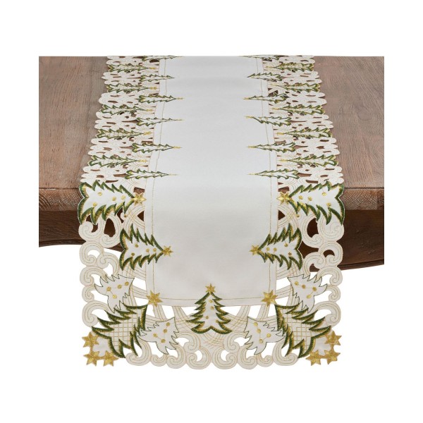 Christmas Trees Holiday Table Runner, 16