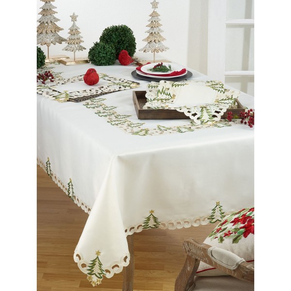 Christmas Trees Holiday Table Runner, 16