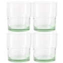 Recycled Green Glassware, Glass, 4 Pack, 10 oz