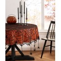 Crawling Halloween Spider Lace Lined Tablecloth - 70